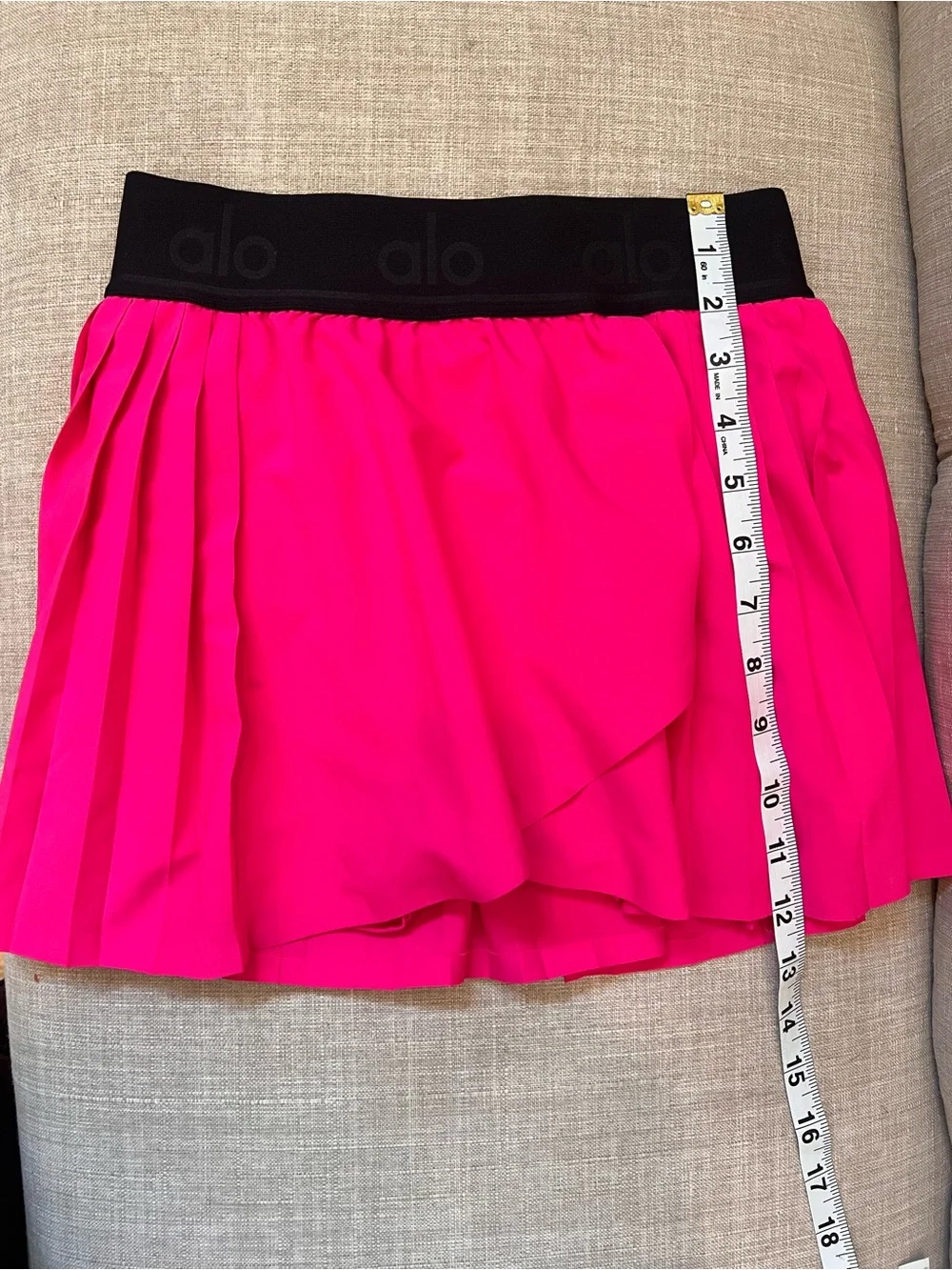 Alo Yoga Aces Tennis Golf Athletic Skirt Skirt w/ Shorts Hot Pink XXS